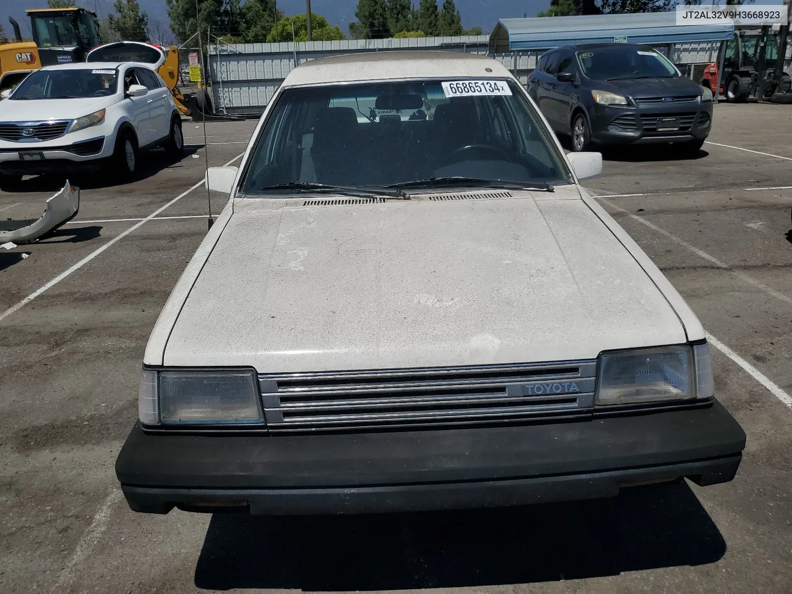 1987 Toyota Tercel Deluxe VIN: JT2AL32V9H3668923 Lot: 66865134