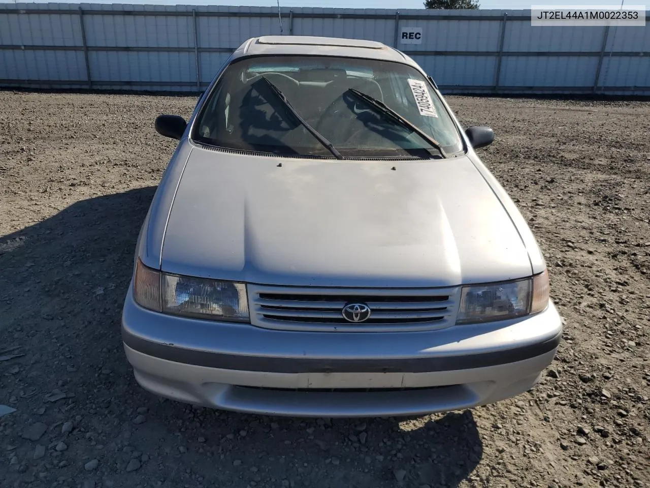 1991 Toyota Tercel Le VIN: JT2EL44A1M0022353 Lot: 74059424