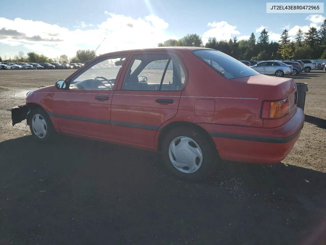 1994 Toyota Tercel Dx VIN: JT2EL43E8R0472965 Lot: 75007574