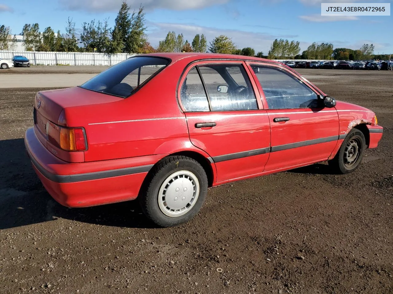 1994 Toyota Tercel Dx VIN: JT2EL43E8R0472965 Lot: 75007574