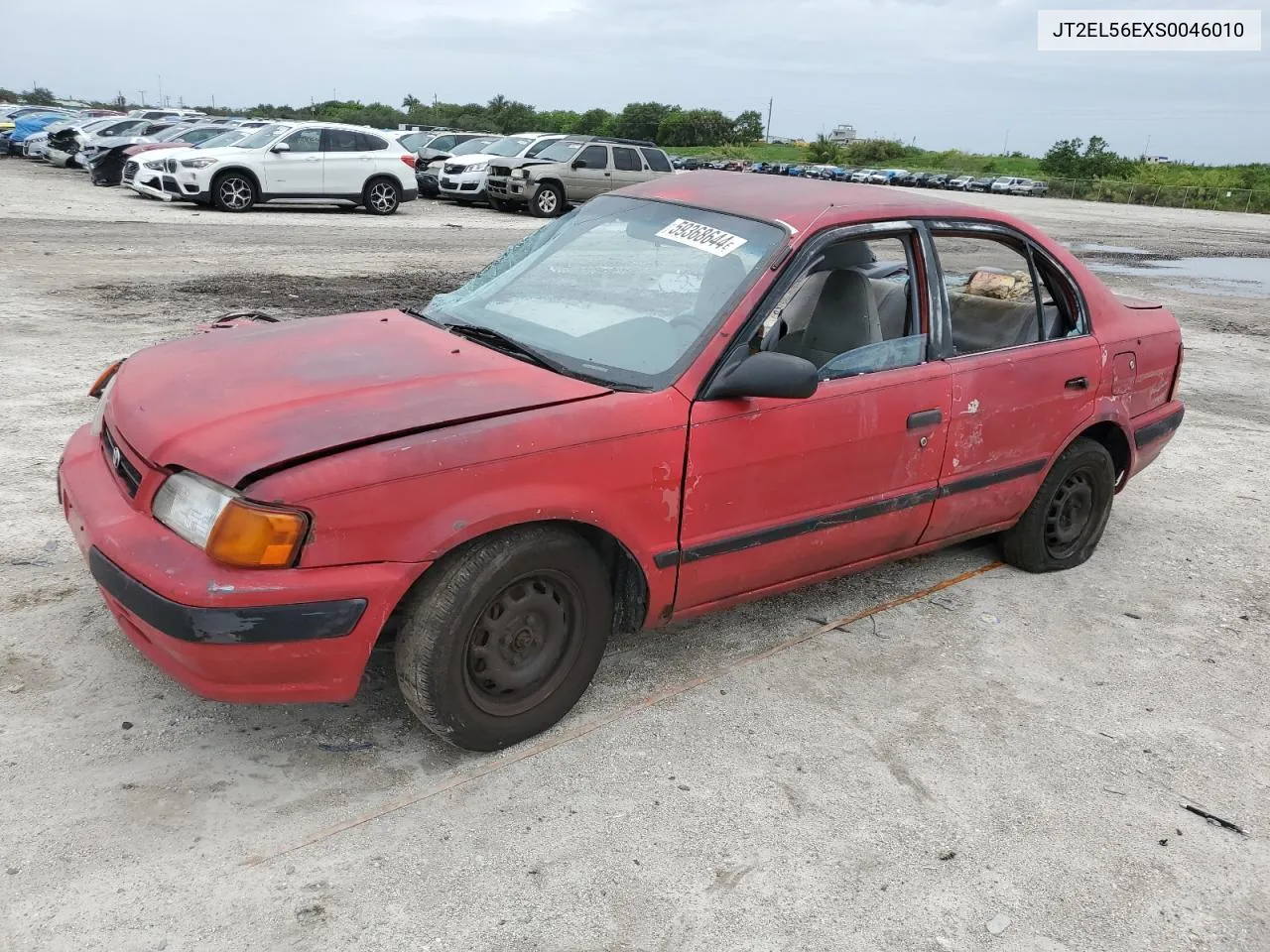 1995 Toyota Tercel Dx VIN: JT2EL56EXS0046010 Lot: 59368644