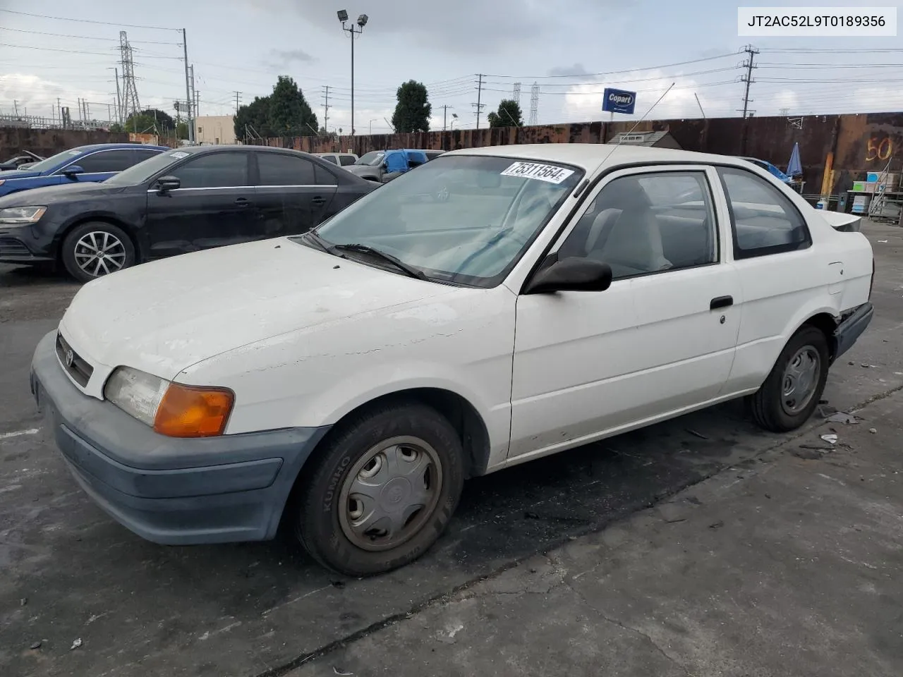 1996 Toyota Tercel Std VIN: JT2AC52L9T0189356 Lot: 75311564