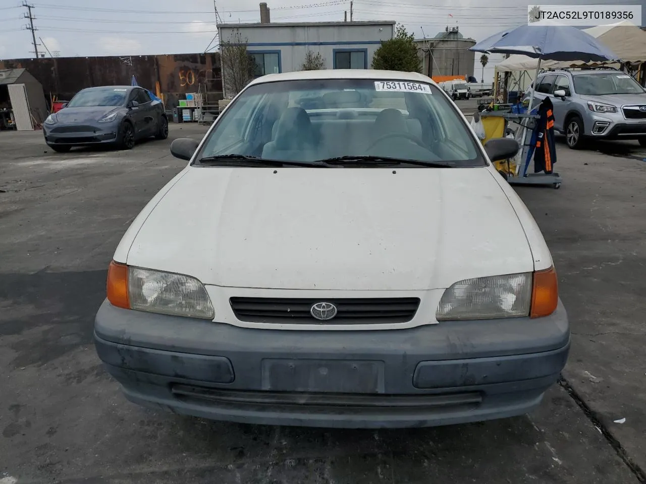 1996 Toyota Tercel Std VIN: JT2AC52L9T0189356 Lot: 75311564