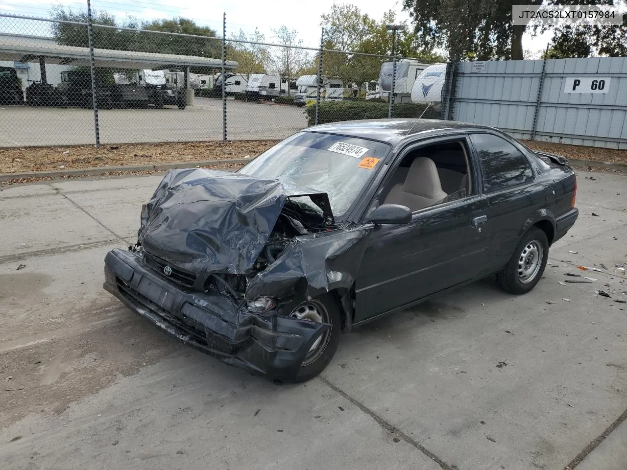 1996 Toyota Tercel Std VIN: JT2AC52LXT0157984 Lot: 76524974