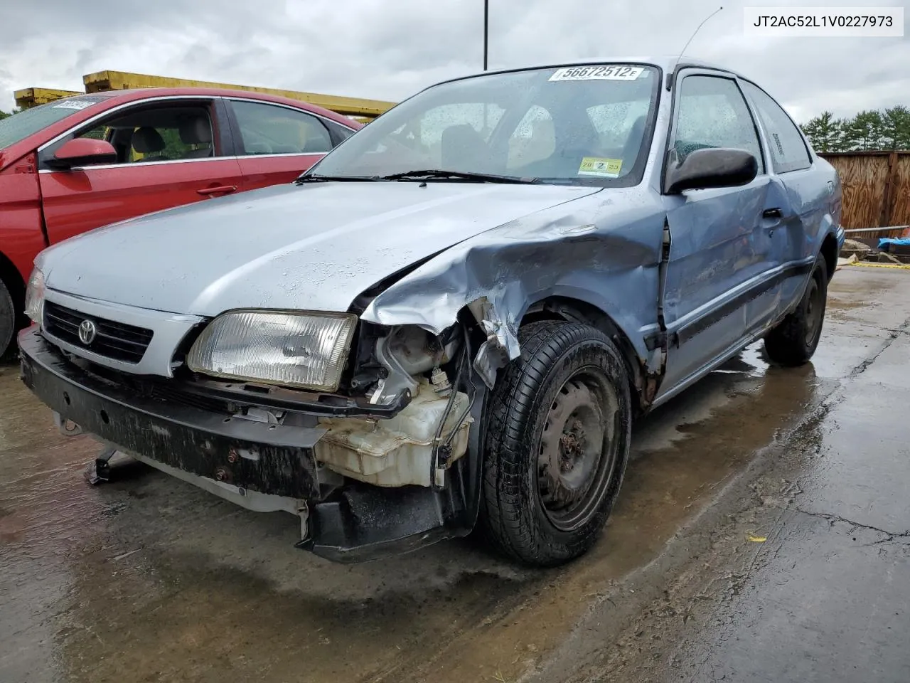 1997 Toyota Tercel Ce VIN: JT2AC52L1V0227973 Lot: 56672512