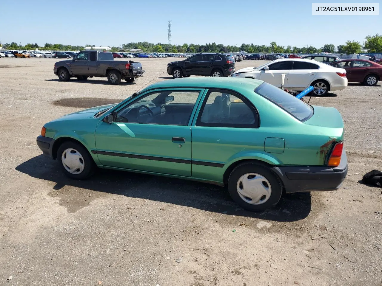 1997 Toyota Tercel Ce VIN: JT2AC51LXV0198961 Lot: 66136954