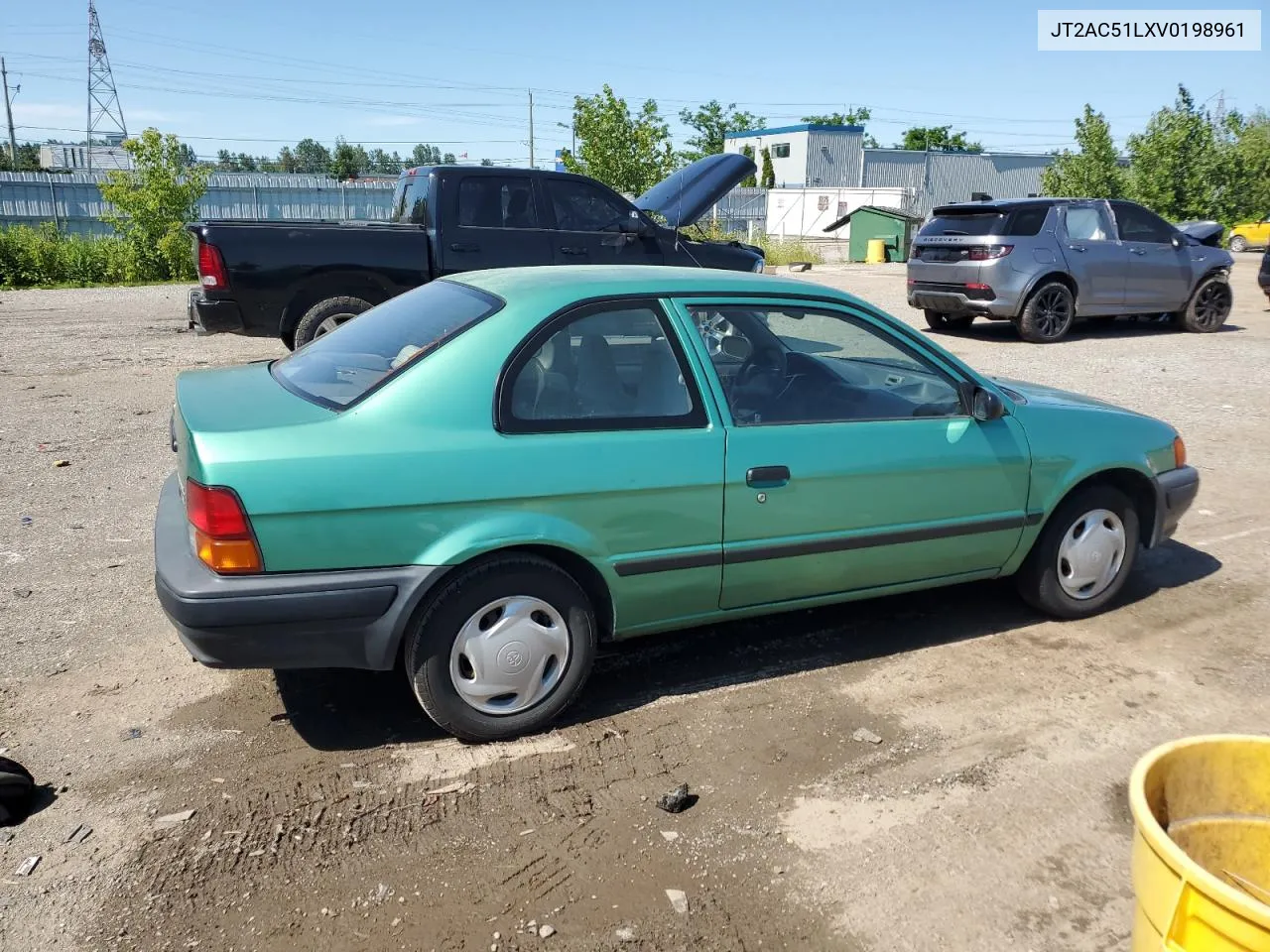 1997 Toyota Tercel Ce VIN: JT2AC51LXV0198961 Lot: 66136954