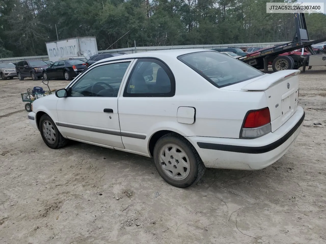 1998 Toyota Tercel Ce VIN: JT2AC52L2W0307400 Lot: 80497644