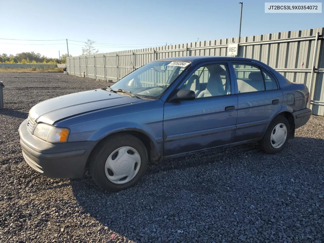 1999 Toyota Tercel Ce VIN: JT2BC53L9X0354072 Lot: 73050384