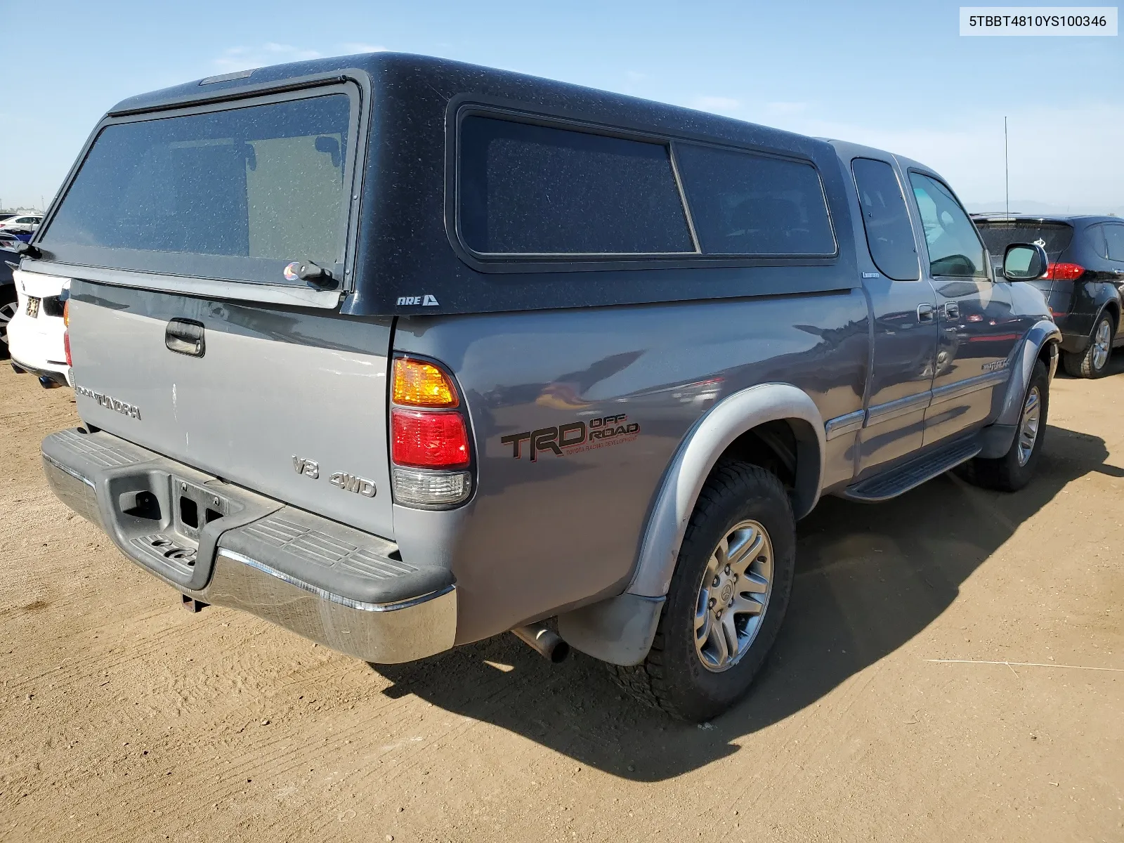 2000 Toyota Tundra Access Cab Limited VIN: 5TBBT4810YS100346 Lot: 64353054