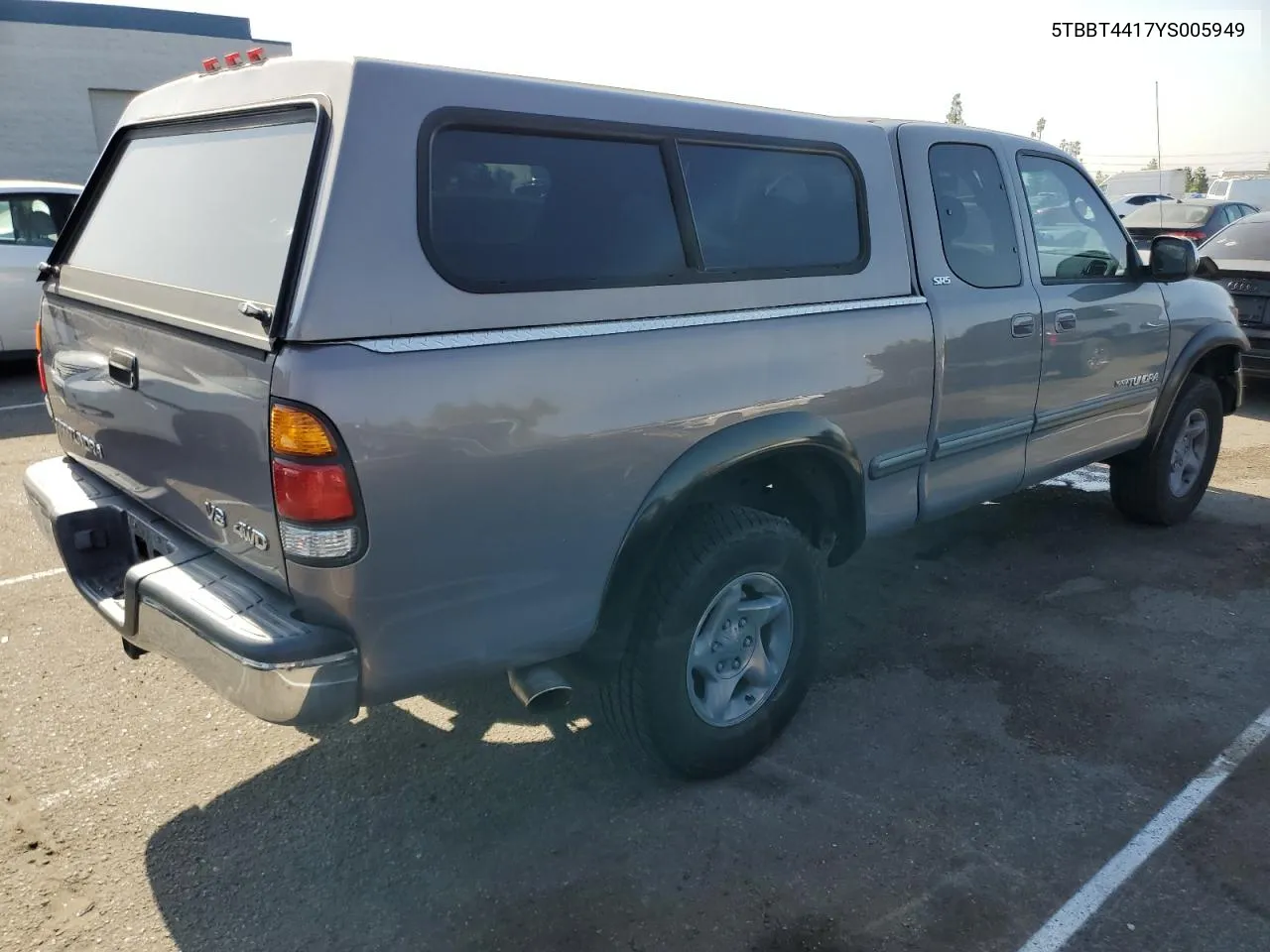 2000 Toyota Tundra Access Cab VIN: 5TBBT4417YS005949 Lot: 66656104