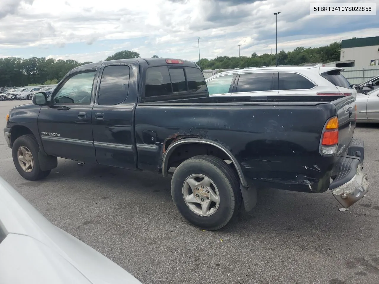 2000 Toyota Tundra Access Cab VIN: 5TBRT3410YS022858 Lot: 66920774