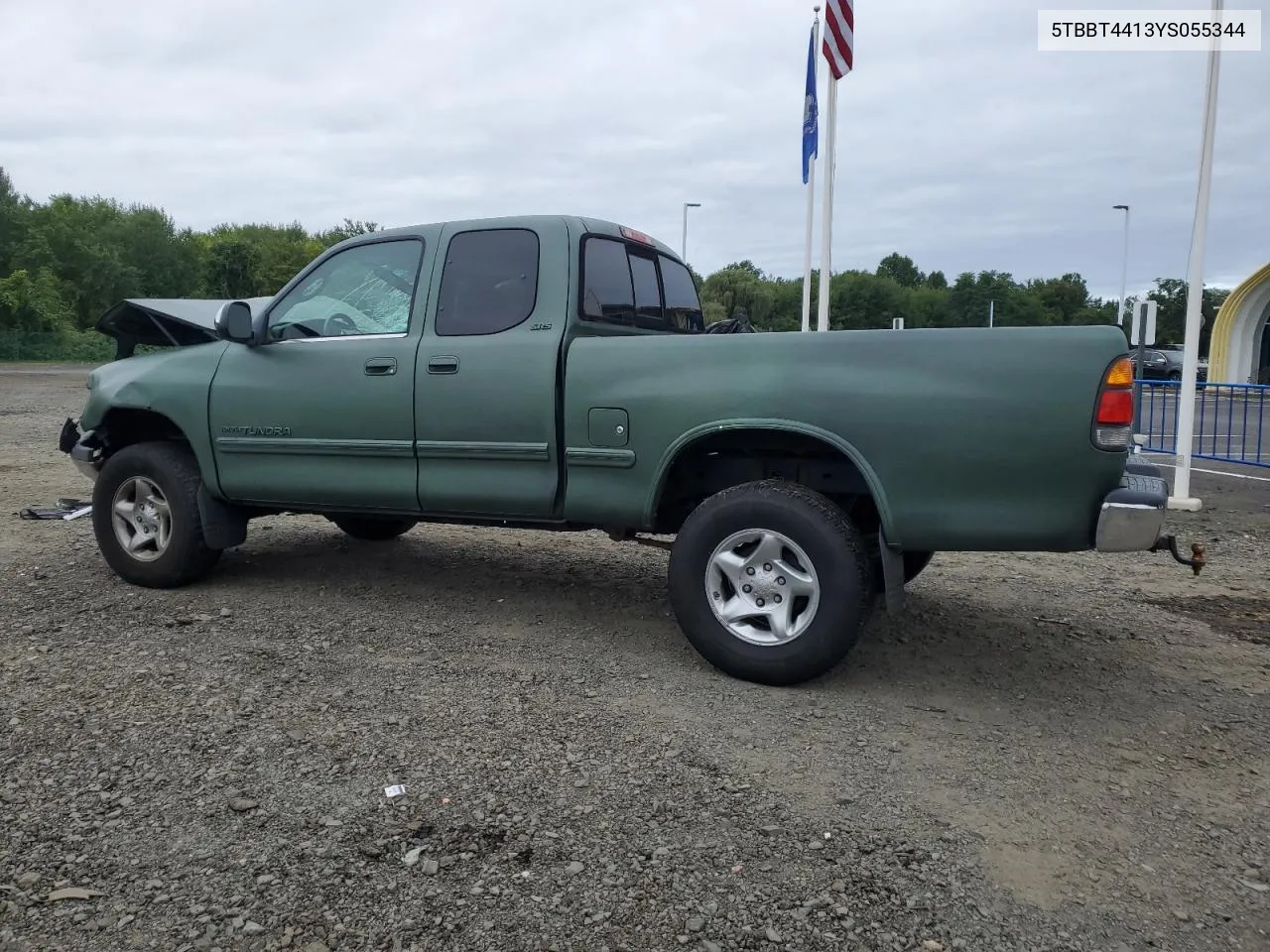 2000 Toyota Tundra Access Cab VIN: 5TBBT4413YS055344 Lot: 67460904