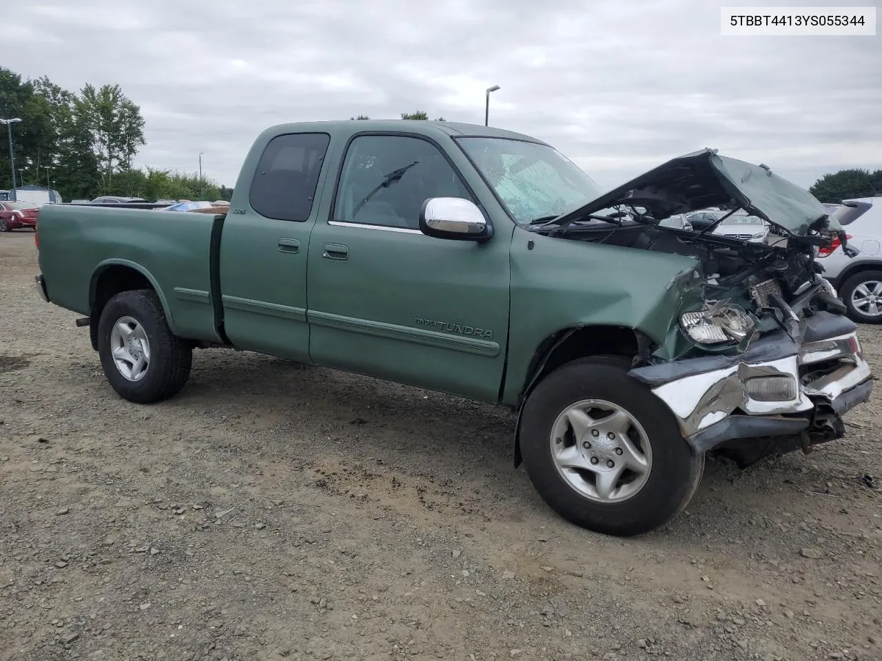 2000 Toyota Tundra Access Cab VIN: 5TBBT4413YS055344 Lot: 67460904