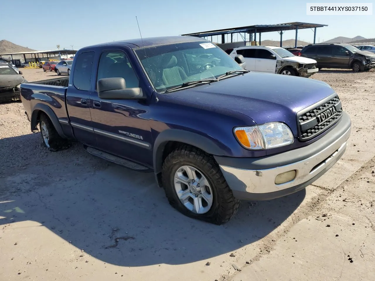 2000 Toyota Tundra Access Cab VIN: 5TBBT441XYS037150 Lot: 70091814