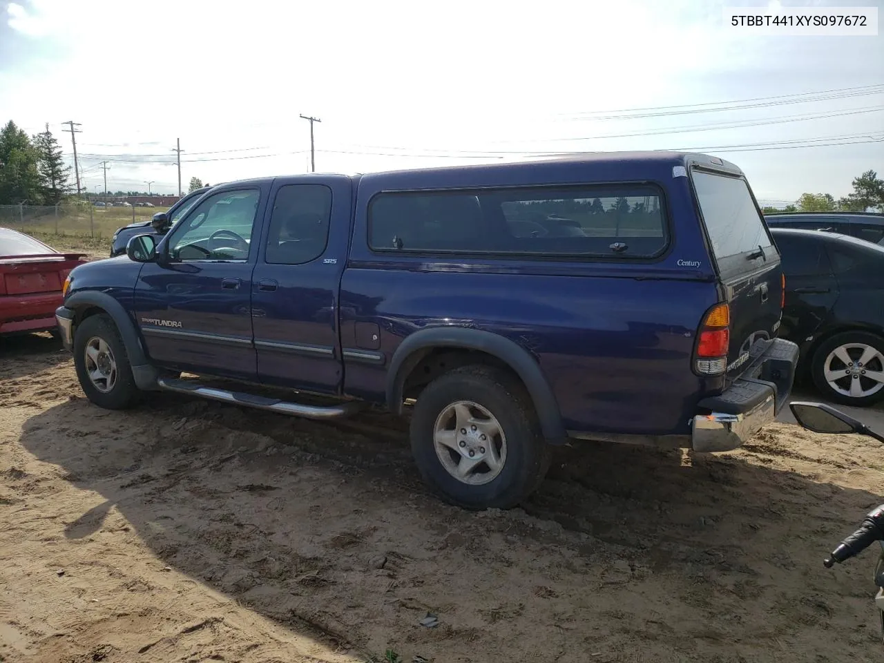 2000 Toyota Tundra Access Cab VIN: 5TBBT441XYS097672 Lot: 70486634