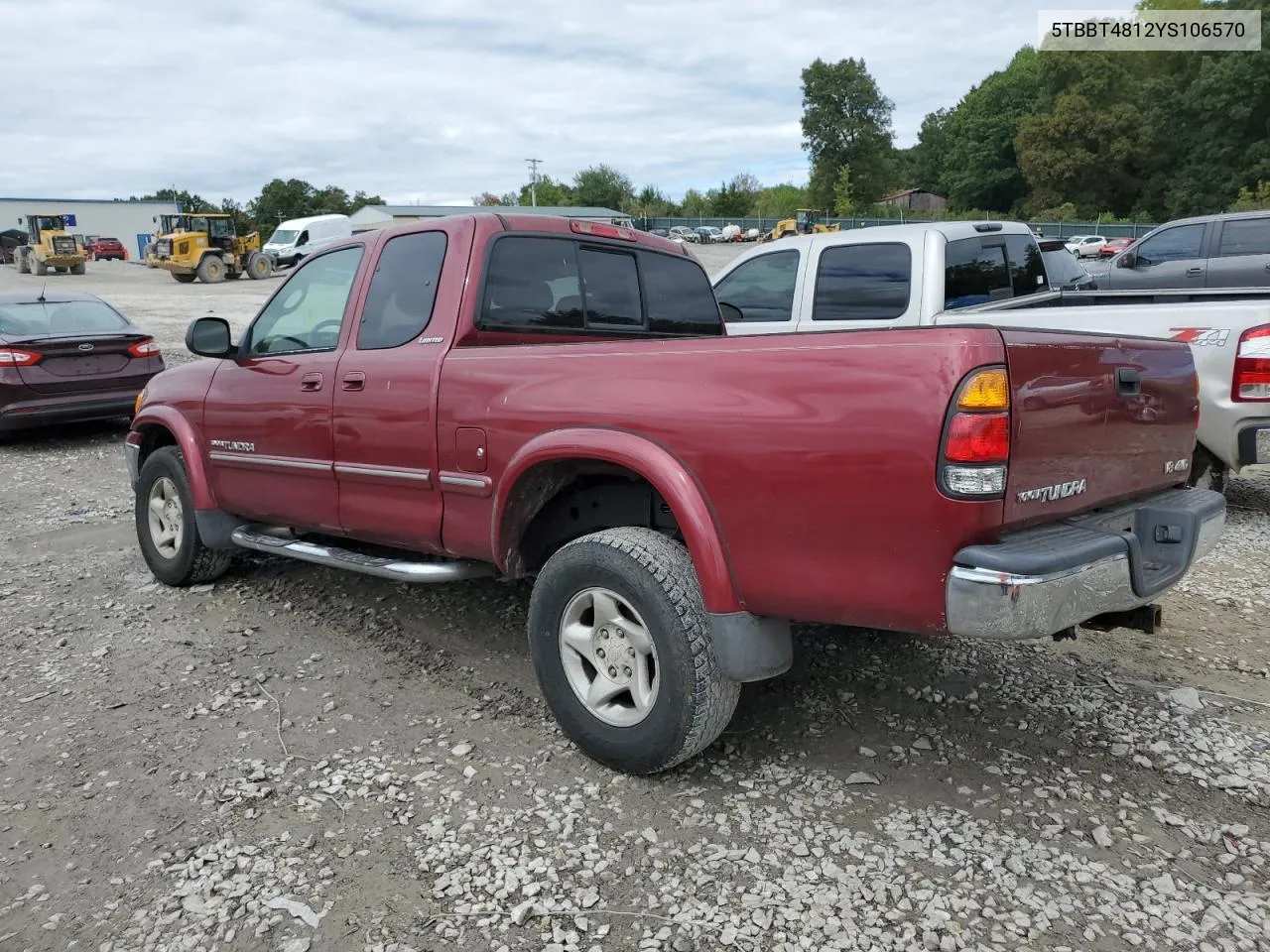 2000 Toyota Tundra Access Cab Limited VIN: 5TBBT4812YS106570 Lot: 71772644