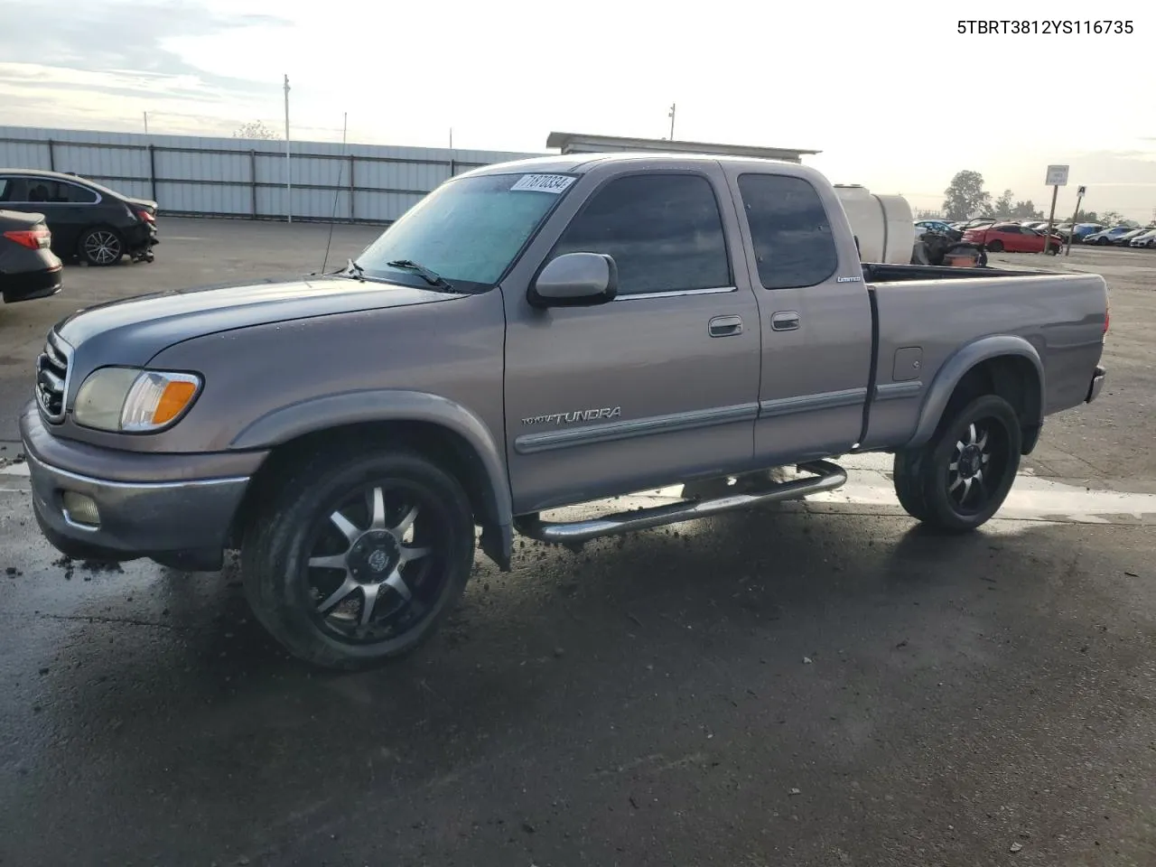 2000 Toyota Tundra Access Cab Limited VIN: 5TBRT3812YS116735 Lot: 71870334