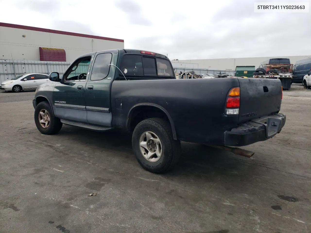 2000 Toyota Tundra Access Cab VIN: 5TBRT3411YS023663 Lot: 72205124