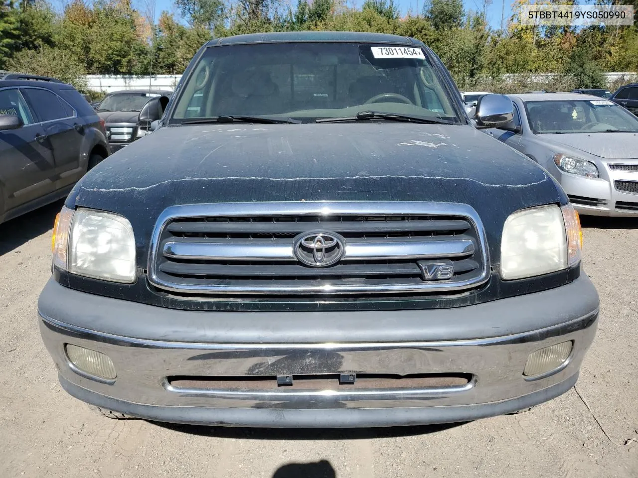 2000 Toyota Tundra Access Cab VIN: 5TBBT4419YS050990 Lot: 73011454