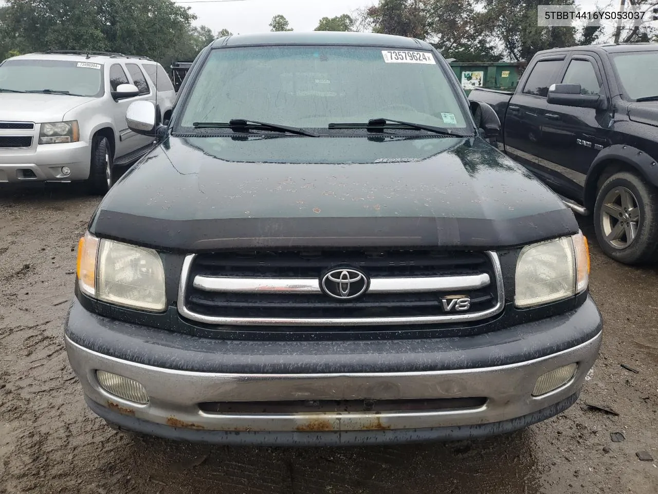 2000 Toyota Tundra Access Cab VIN: 5TBBT4416YS053037 Lot: 73579624