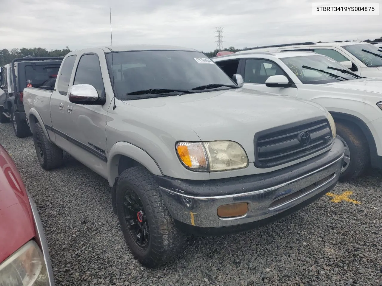 2000 Toyota Tundra Access Cab VIN: 5TBRT3419YS004875 Lot: 74794444