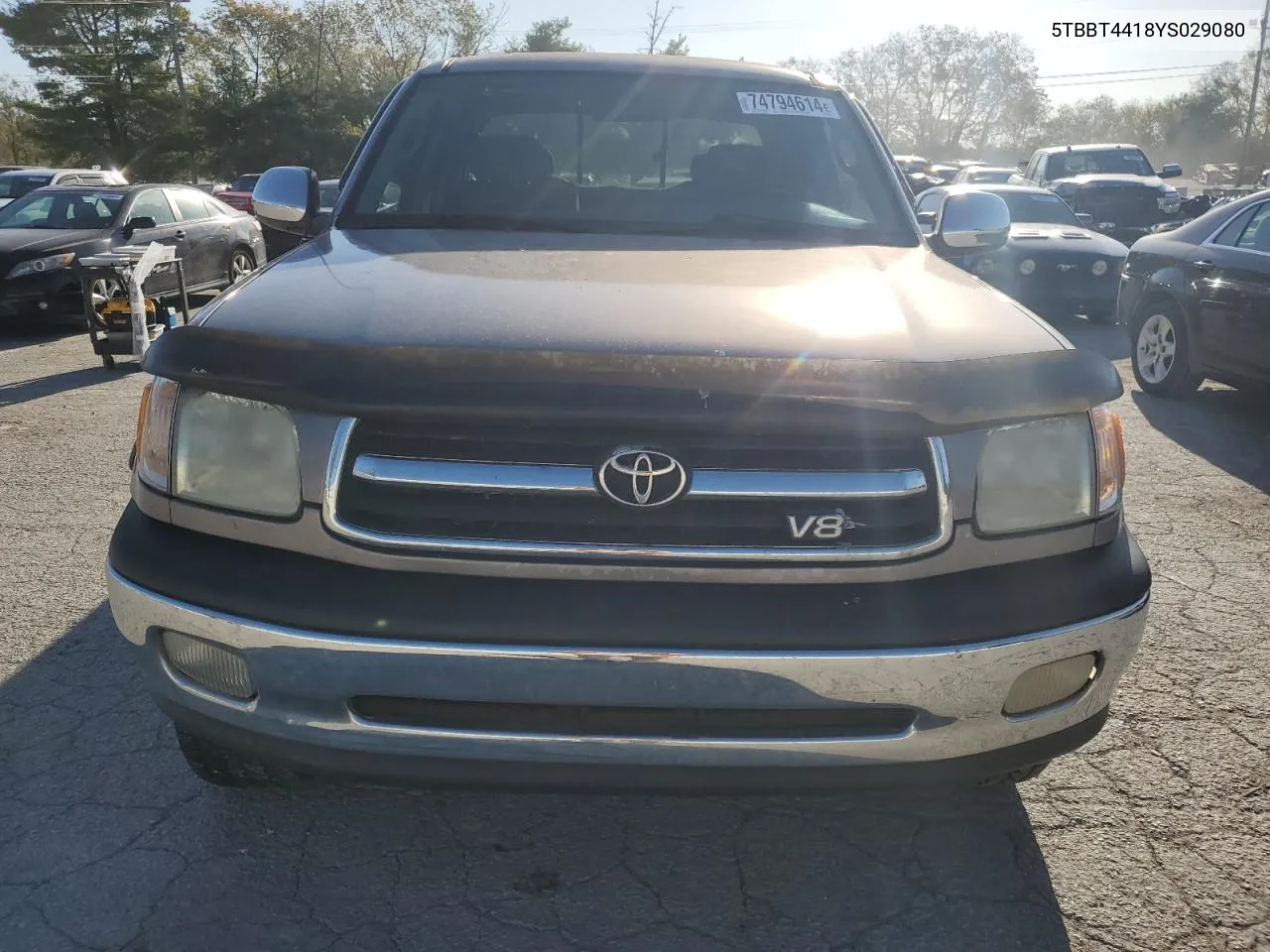 2000 Toyota Tundra Access Cab VIN: 5TBBT4418YS029080 Lot: 74794614