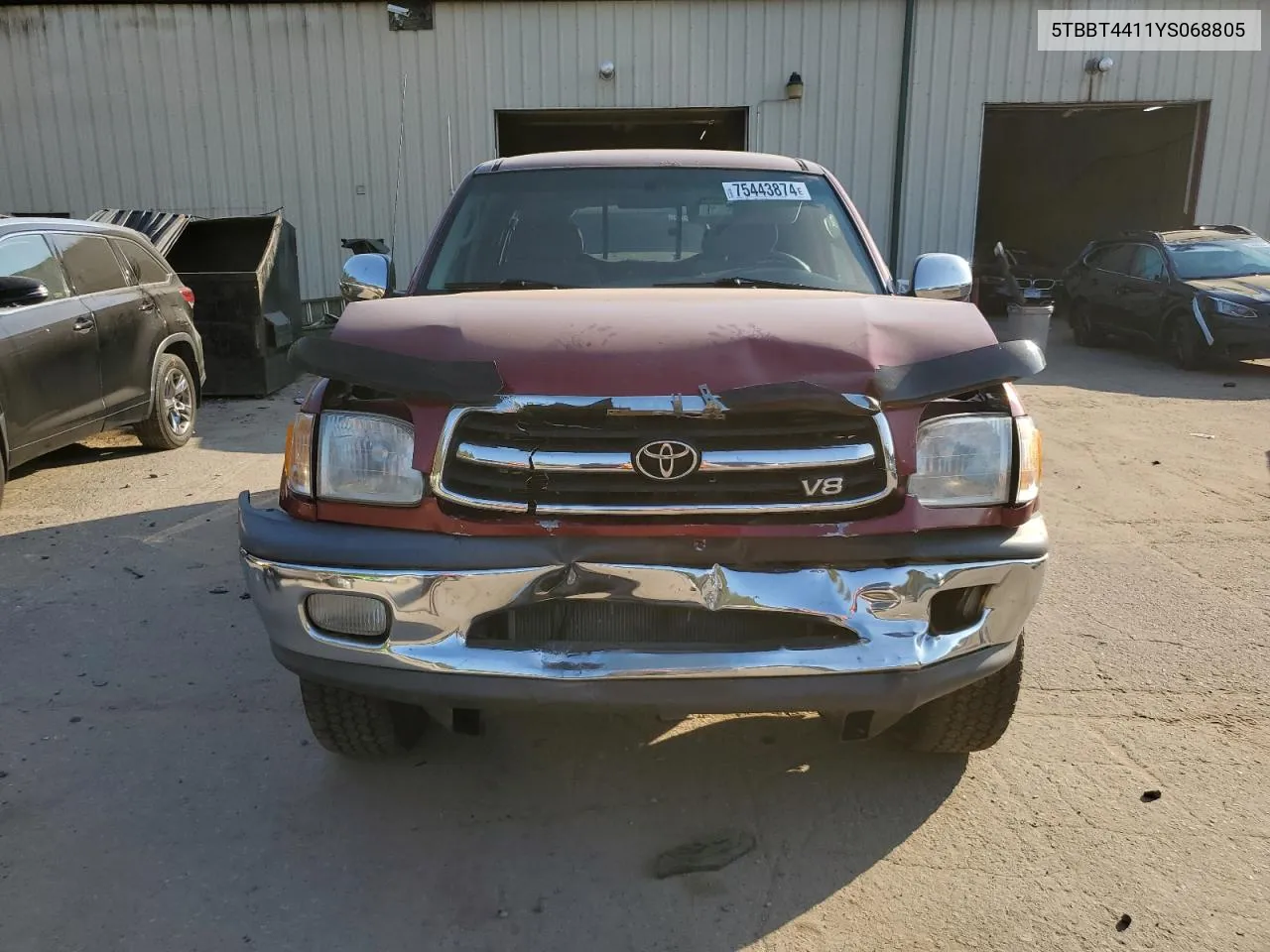 5TBBT4411YS068805 2000 Toyota Tundra Access Cab