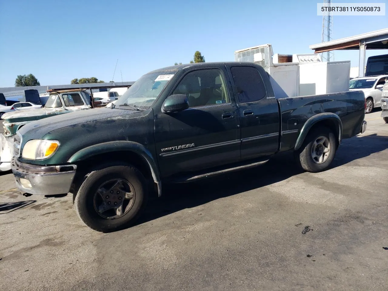 2000 Toyota Tundra Access Cab Limited VIN: 5TBRT3811YS050873 Lot: 76553774