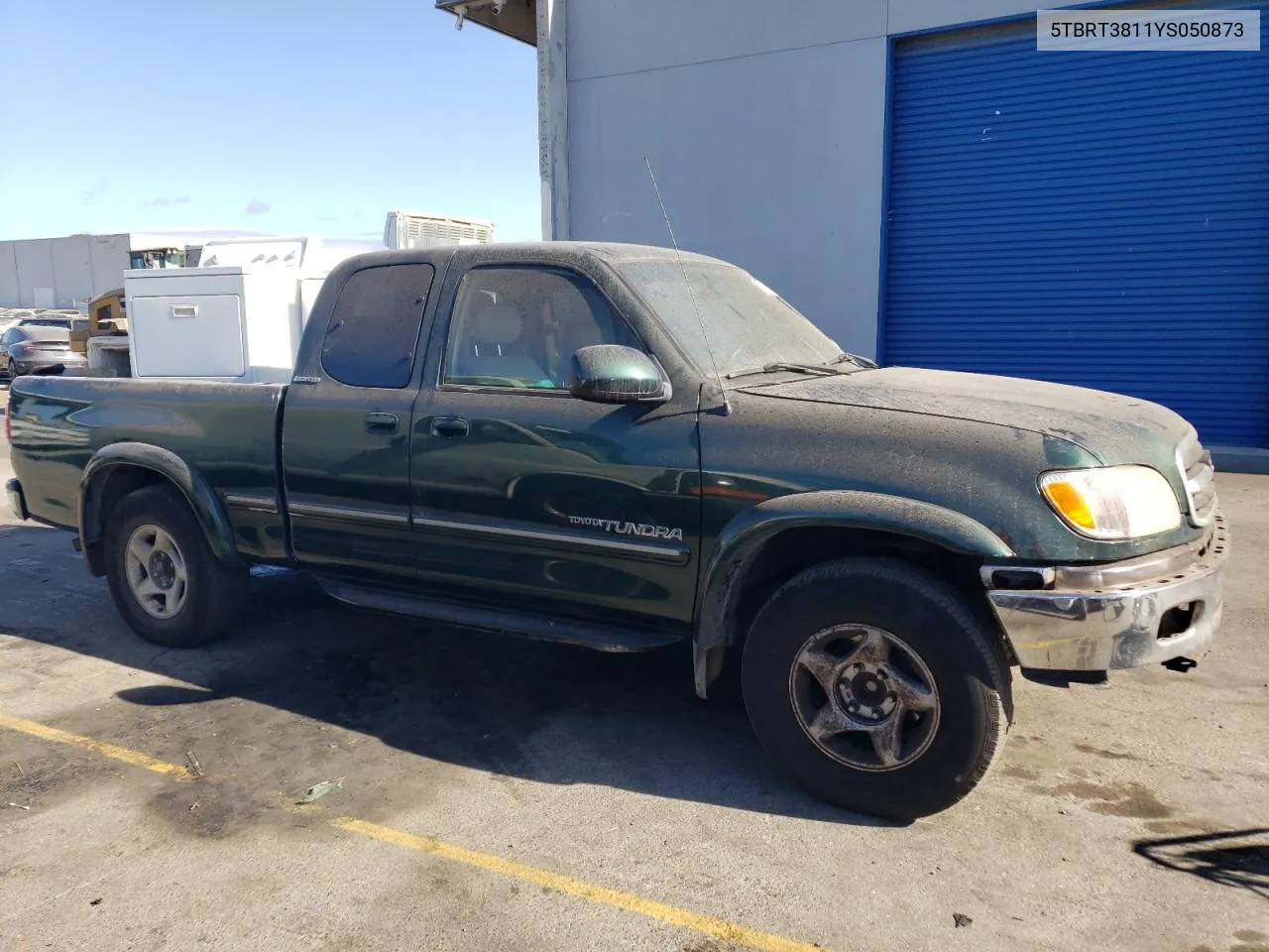 2000 Toyota Tundra Access Cab Limited VIN: 5TBRT3811YS050873 Lot: 76553774