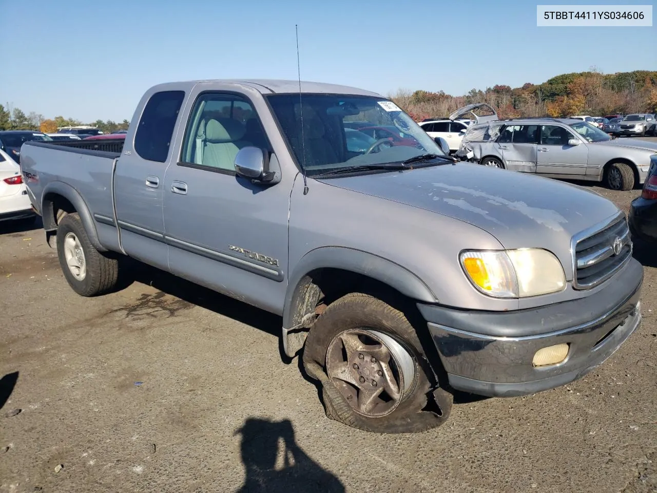 5TBBT4411YS034606 2000 Toyota Tundra Access Cab