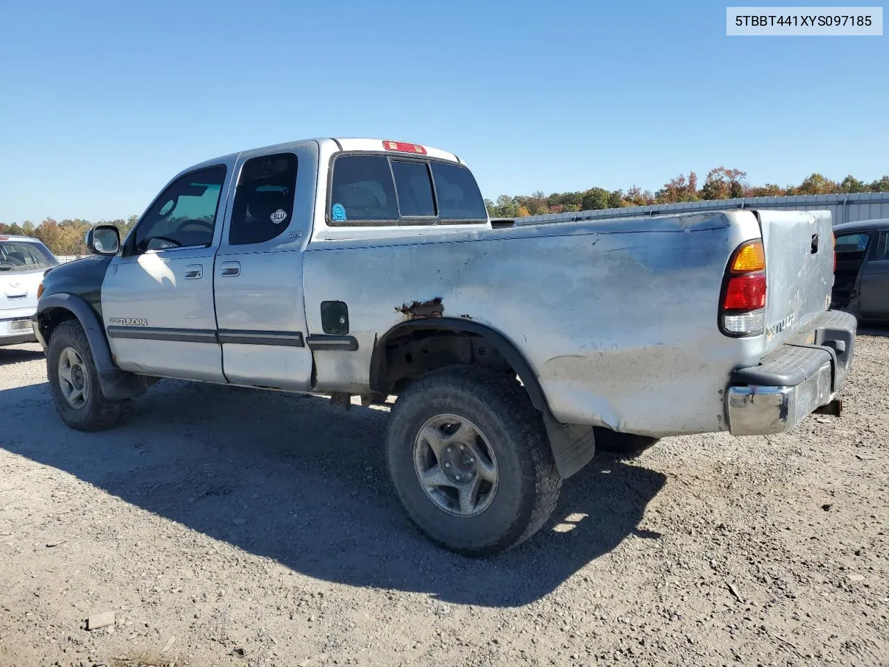 2000 Toyota Tundra Access Cab VIN: 5TBBT441XYS097185 Lot: 77274834