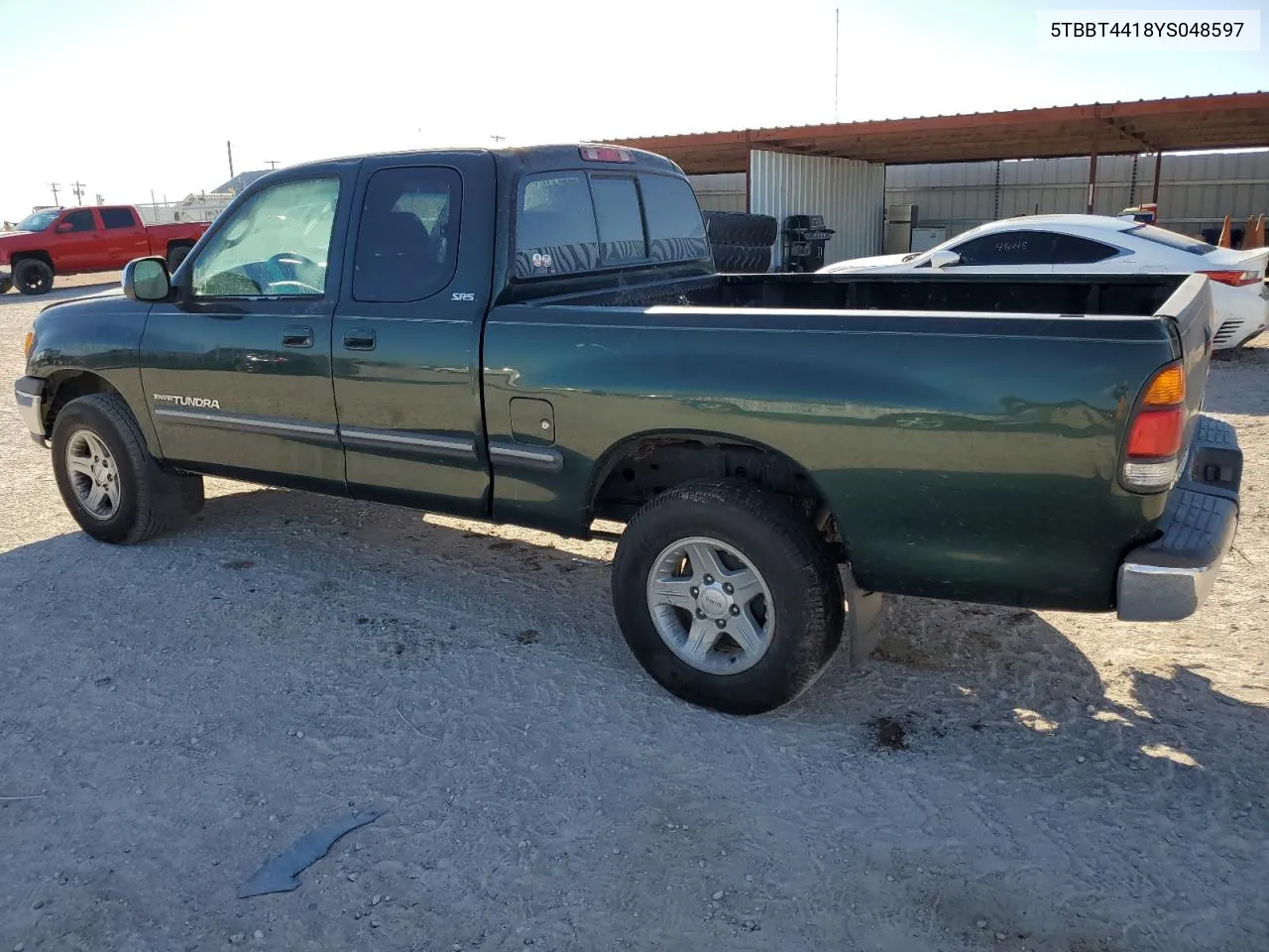 2000 Toyota Tundra Access Cab VIN: 5TBBT4418YS048597 Lot: 77280114