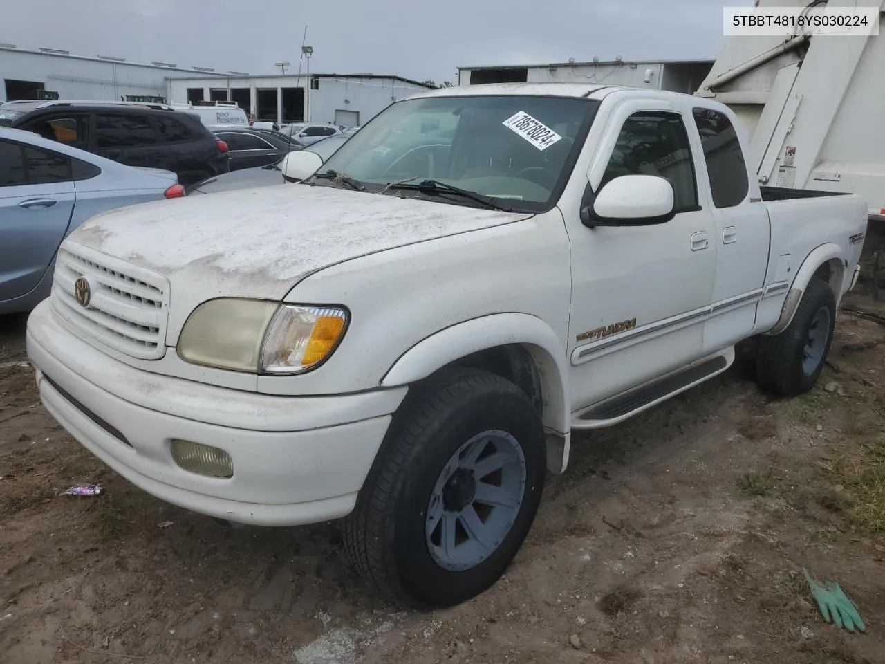 2000 Toyota Tundra Access Cab Limited VIN: 5TBBT4818YS030224 Lot: 78678024