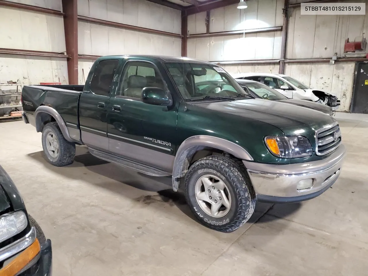 2001 Toyota Tundra Access Cab Limited VIN: 5TBBT48101S215129 Lot: 68940644