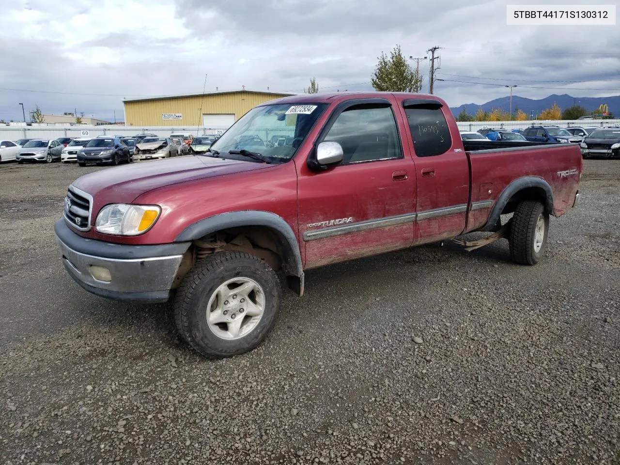 2001 Toyota Tundra Access Cab VIN: 5TBBT44171S130312 Lot: 69272934