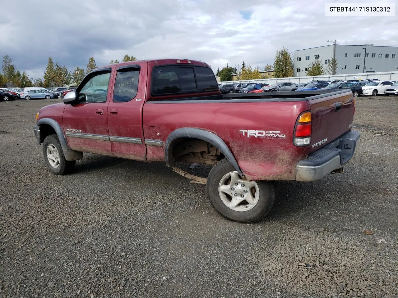 2001 Toyota Tundra Access Cab VIN: 5TBBT44171S130312 Lot: 69272934