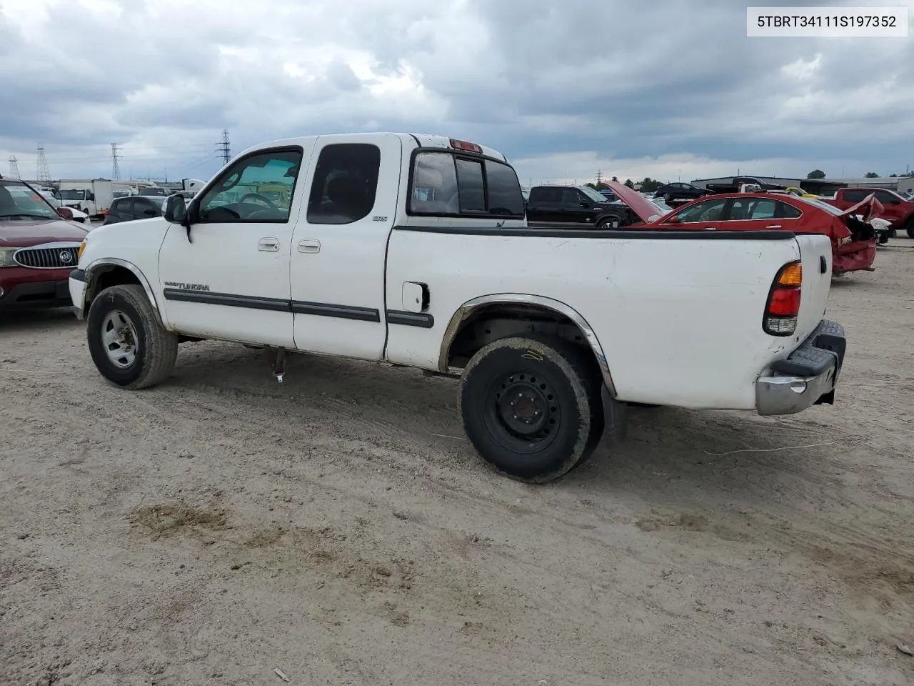 2001 Toyota Tundra Access Cab VIN: 5TBRT34111S197352 Lot: 70636264