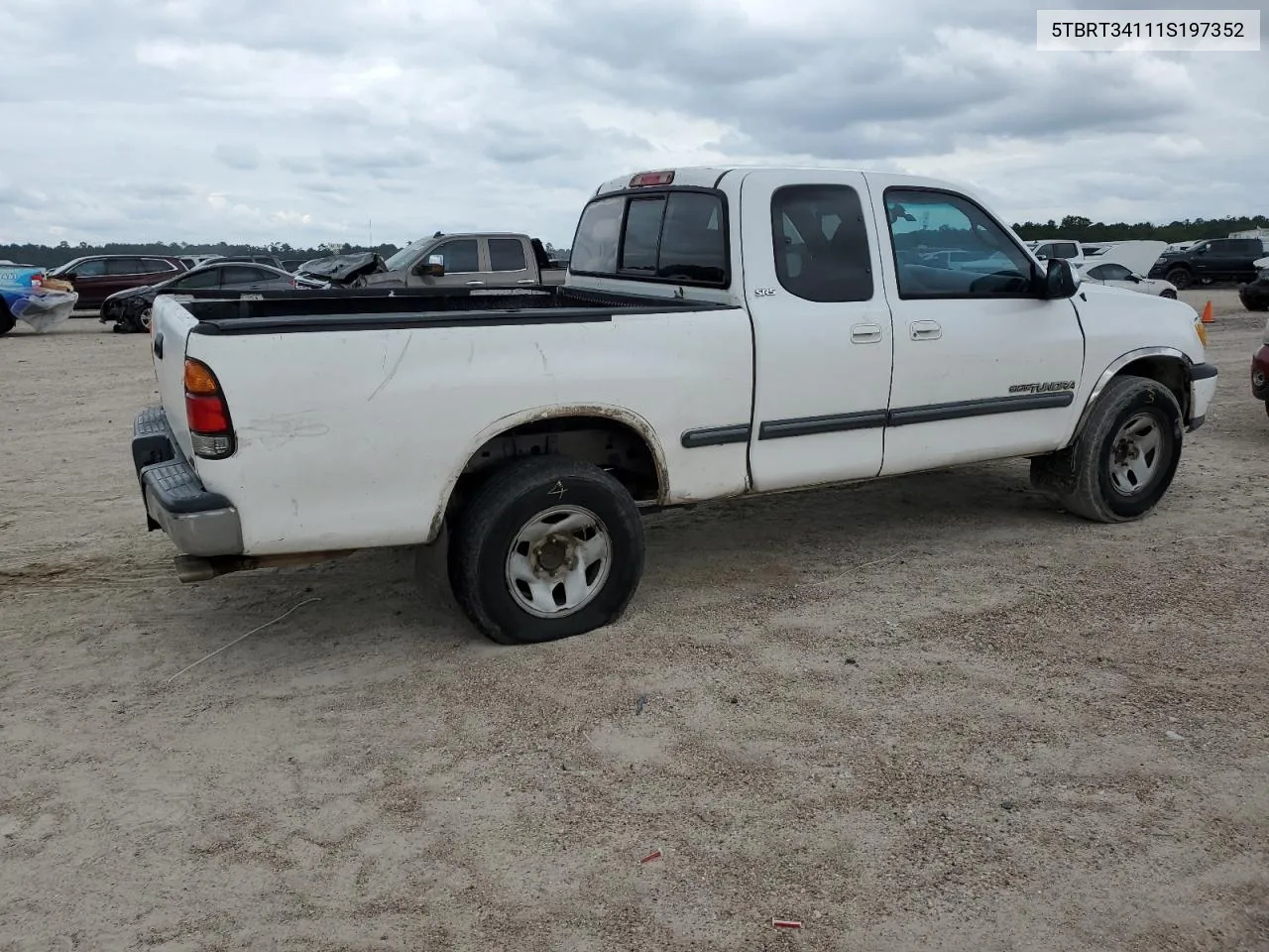 2001 Toyota Tundra Access Cab VIN: 5TBRT34111S197352 Lot: 70636264