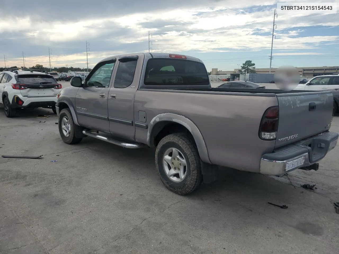 2001 Toyota Tundra Access Cab VIN: 5TBRT34121S154543 Lot: 71097784