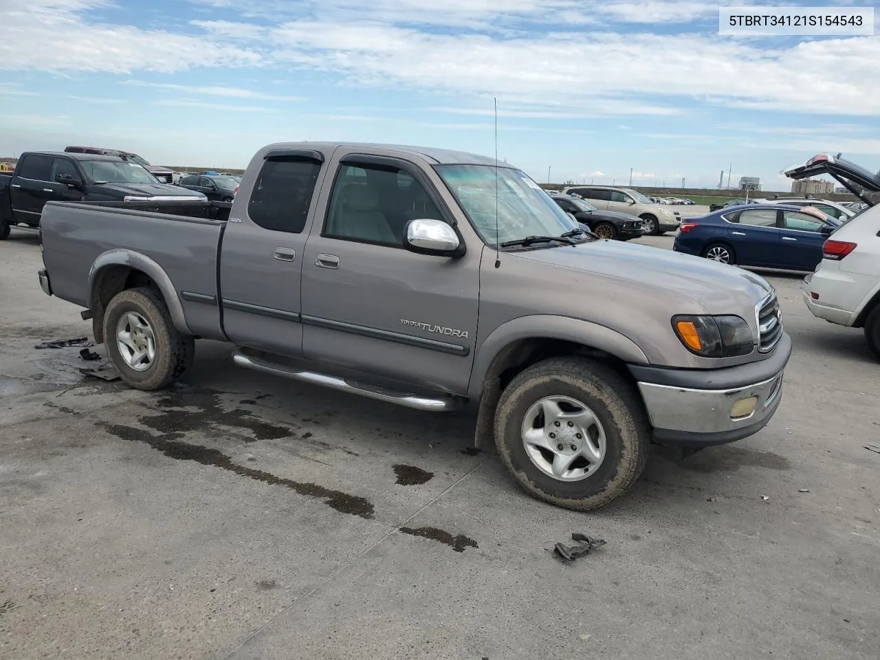 2001 Toyota Tundra Access Cab VIN: 5TBRT34121S154543 Lot: 71097784