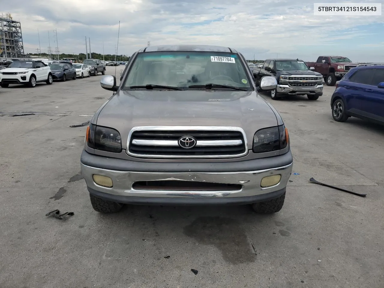 2001 Toyota Tundra Access Cab VIN: 5TBRT34121S154543 Lot: 71097784