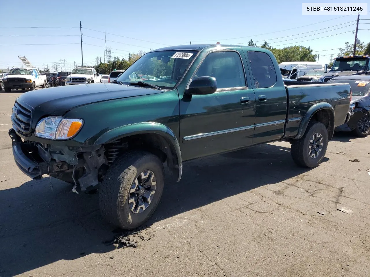 5TBBT48161S211246 2001 Toyota Tundra Access Cab Limited