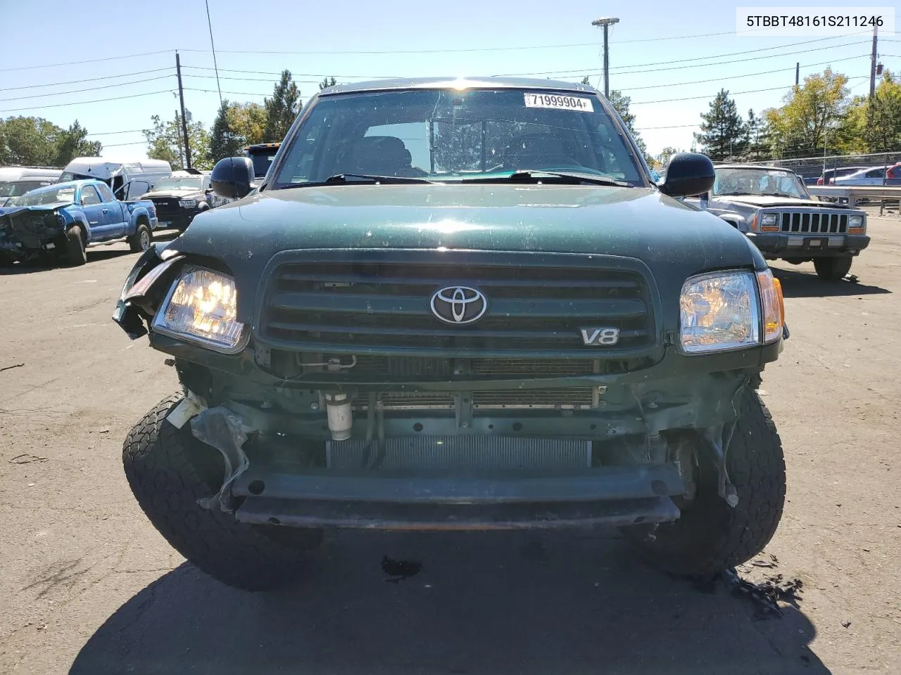 2001 Toyota Tundra Access Cab Limited VIN: 5TBBT48161S211246 Lot: 71999904