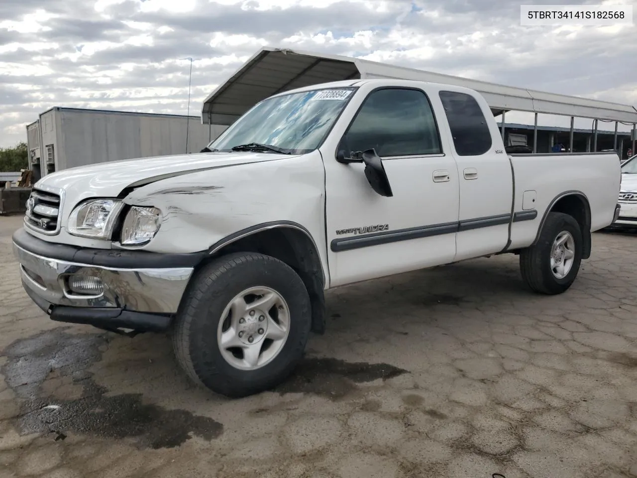 2001 Toyota Tundra Access Cab VIN: 5TBRT34141S182568 Lot: 72328894