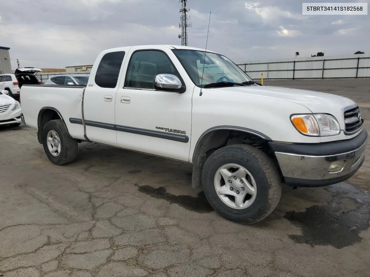 2001 Toyota Tundra Access Cab VIN: 5TBRT34141S182568 Lot: 72328894