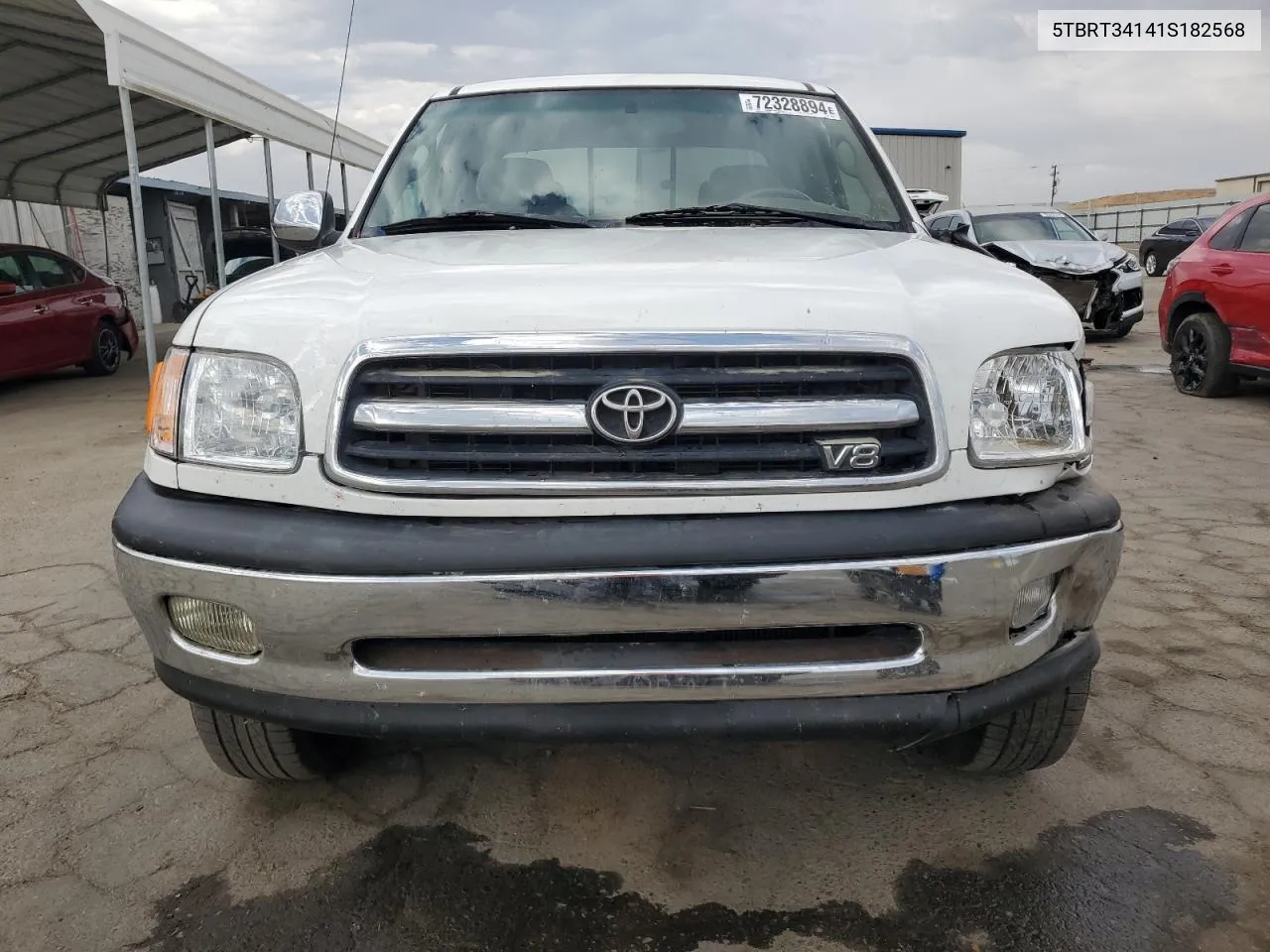 2001 Toyota Tundra Access Cab VIN: 5TBRT34141S182568 Lot: 72328894