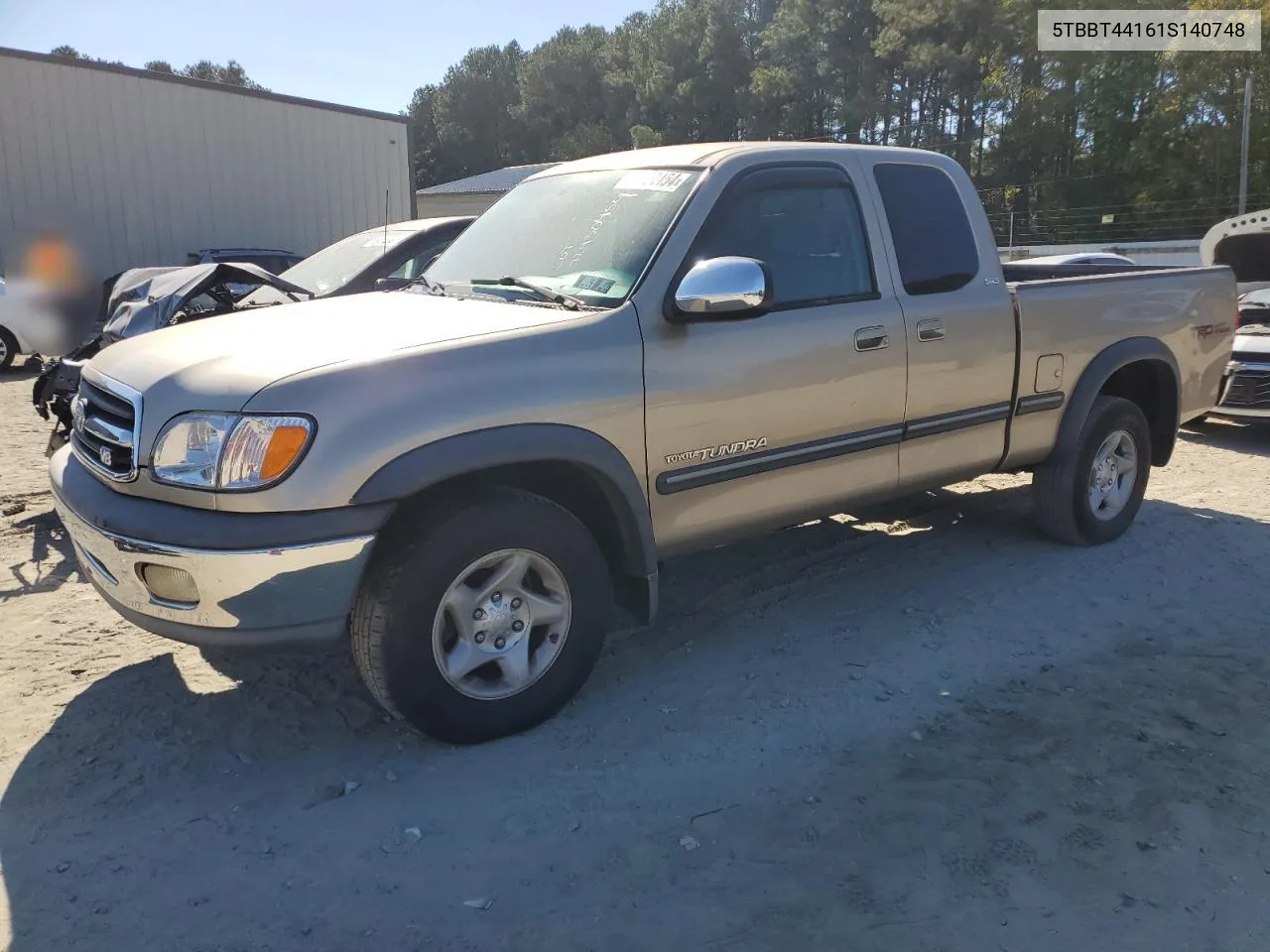 2001 Toyota Tundra Access Cab VIN: 5TBBT44161S140748 Lot: 72430454