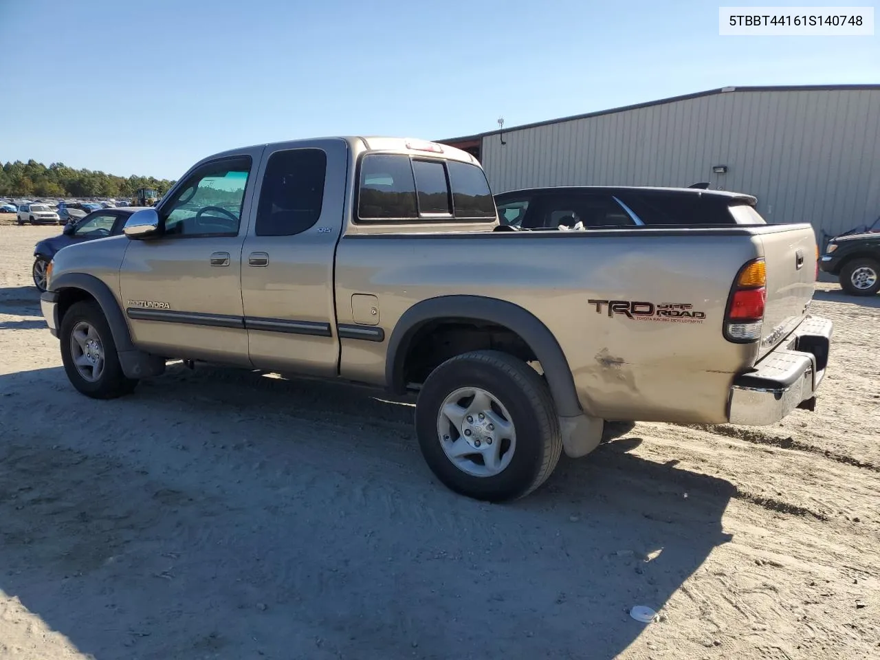 2001 Toyota Tundra Access Cab VIN: 5TBBT44161S140748 Lot: 72430454