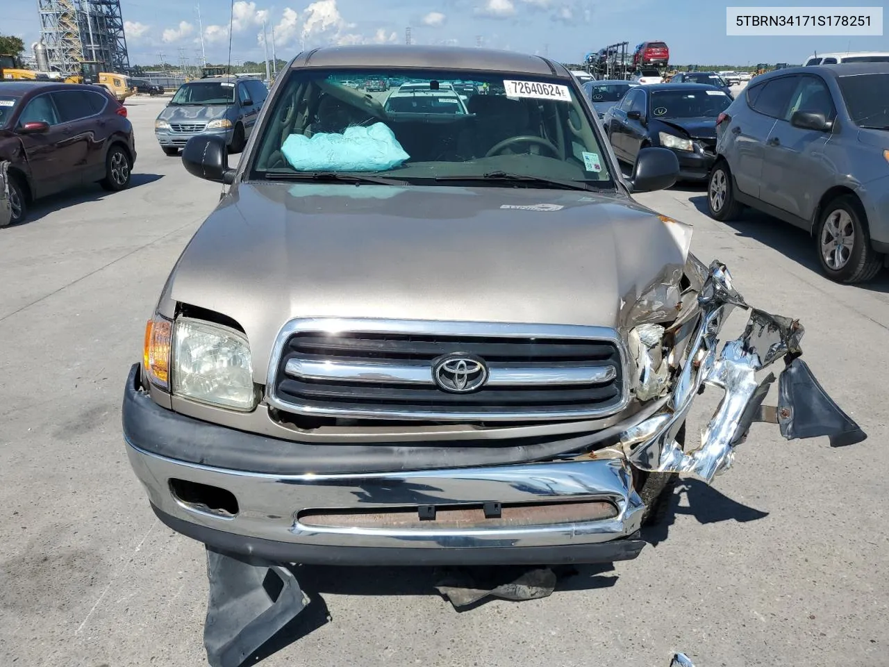 2001 Toyota Tundra Access Cab Sr5 VIN: 5TBRN34171S178251 Lot: 72640624